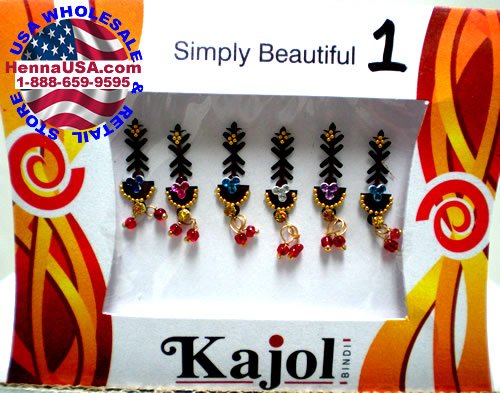 Temporary Bindi Tattoo Belly Buttom 1B
