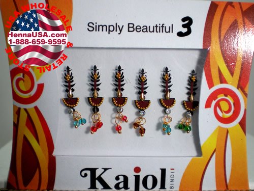 Temporary Bindi Tattoo Belly Buttom 3B