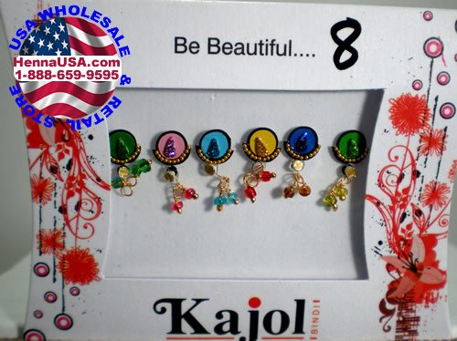 Temporary Bindi Tattoo Belly Buttom 8B