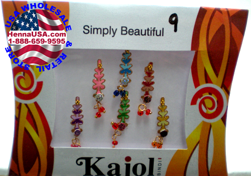 Temporary Bindi Tattoo Belly Buttom 9B