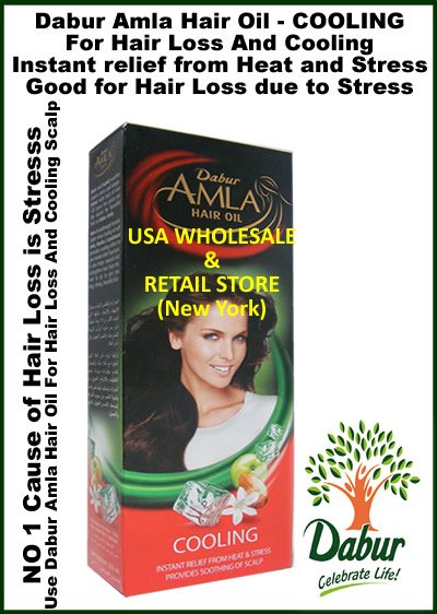 Dabur Amla Cooling Hair Oil For Hair Loss Due to Stress