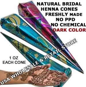 Henna Mehandi Design Cone