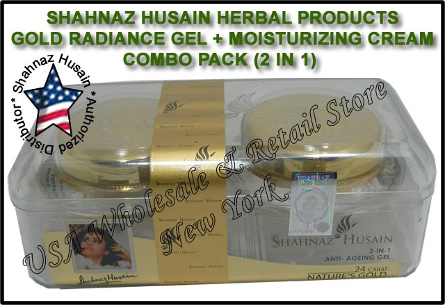 Shahnaz Husain Gold Moisturizing Cream and Radiance Gel