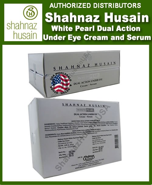 Shahnaz Husain White Pearl Dual Action Under Eye Cream and Serum