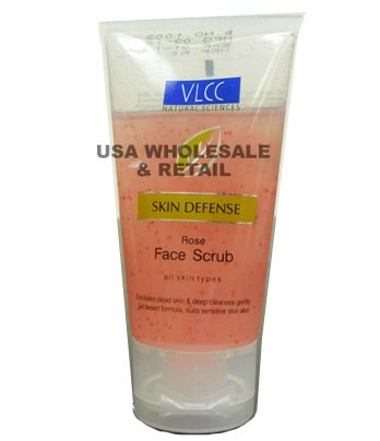 VLCC Rose Scrub to EXFOLIATES DEAD SKIN & DEEP CLEANSES GENTLY