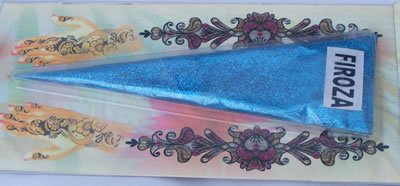 Glitter Cone Topaz Blue