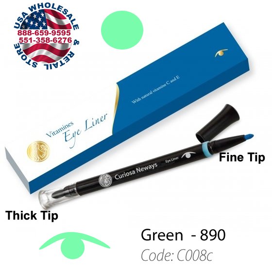 Vitamin Eye Liner Pen Green