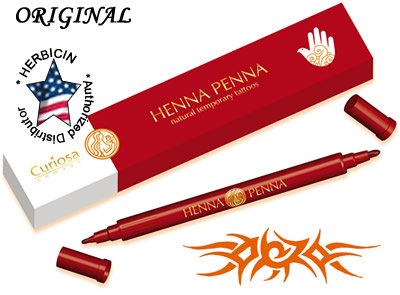 HennaPenna Henna Penna Tattoo Pen Original Color